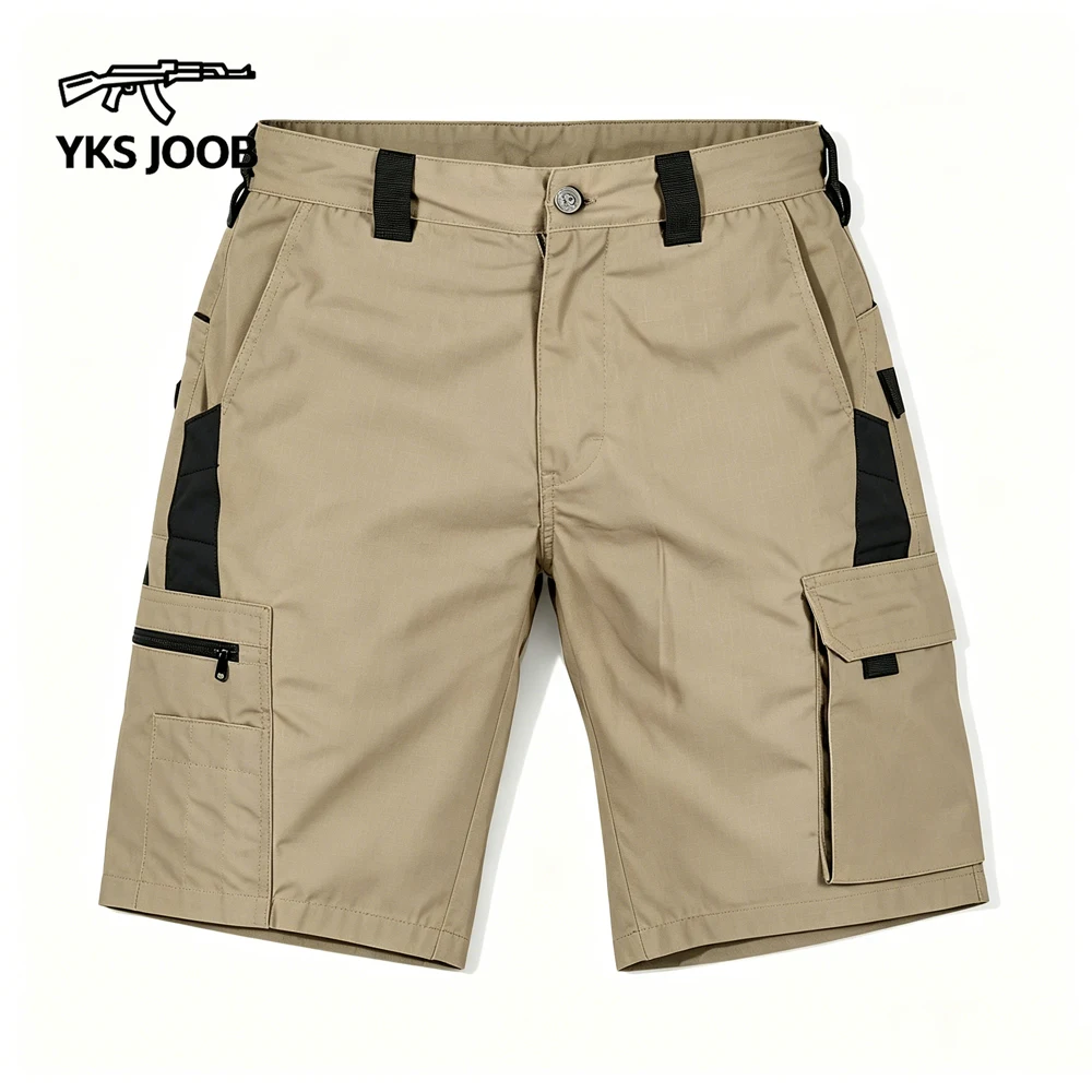 Summer Men's Multi-Pocket Sports Shorts Wear-Resistant Loose Outdoor Casual Half Pants Fashion Daily Versatile Cargo Shorts