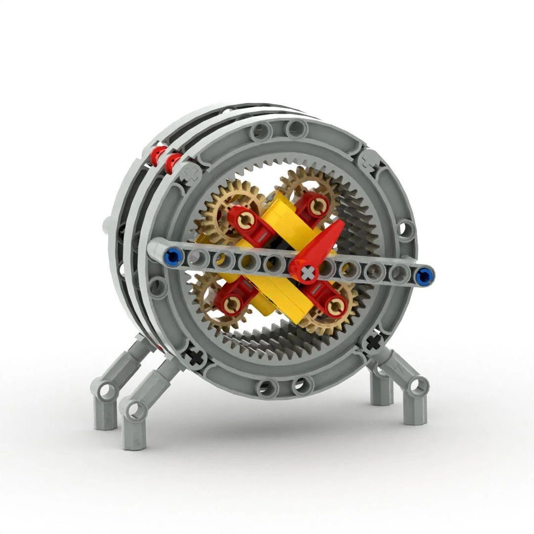 Building Block Robot Gear Mechanical Assembly Planetary Gear Reducer Teaching Aid Set Children's Birthday Gift