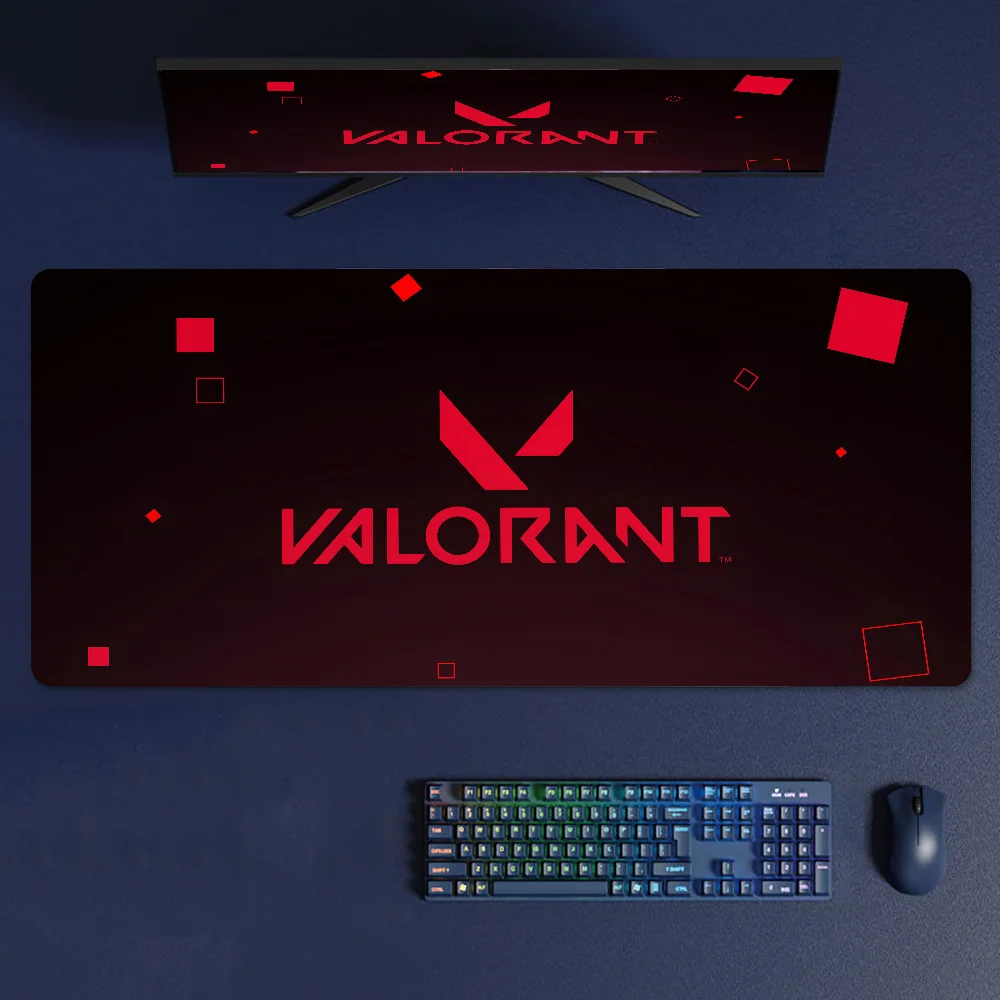 Game Valorant Mousepad Large Gaming Mouse Pad LockEdge Thickened Computer Keyboard Table Desk Mat