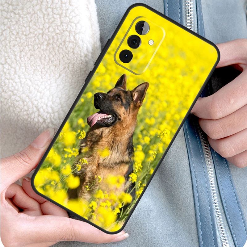 German Shepherd Dog Phone Case For Samsung Galaxy A34 A54 A14 A53 A33 A13 A12 A32 A52 A15 A25 A35 A55 A71 A51