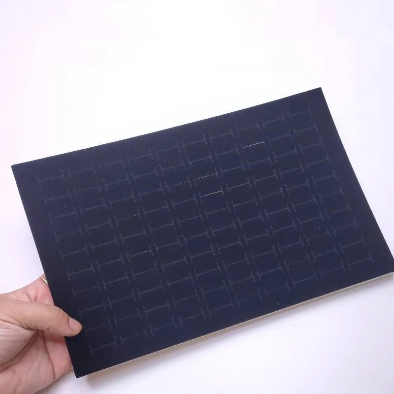 100-Slot-Ring-Display, Schwamm, Kissen, Ring, Ohrringe, Meer, Baumwolle, Aufbewahrungspad, DIY-Schmuck, Teller-Einsatz, Zubehör