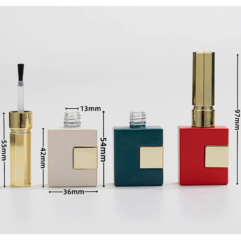 1 قطعة/2 قطعة 10 مللي 11 مللي 13 مللي زجاجة طلاء الأظافر الفارغة واضح جيل للأظافر الطلاء الغراء الحاويات مسمار زجاجات زيت التجميل أدوات الأظافر #6