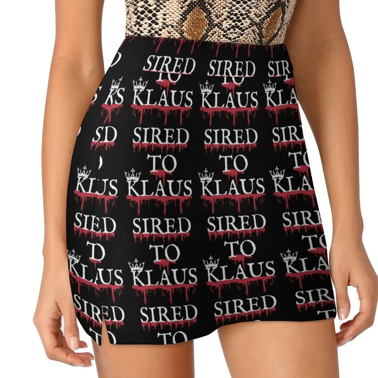 

Sired To Klaus Mikaelson Mini Skirt skirts korean luxury clothing