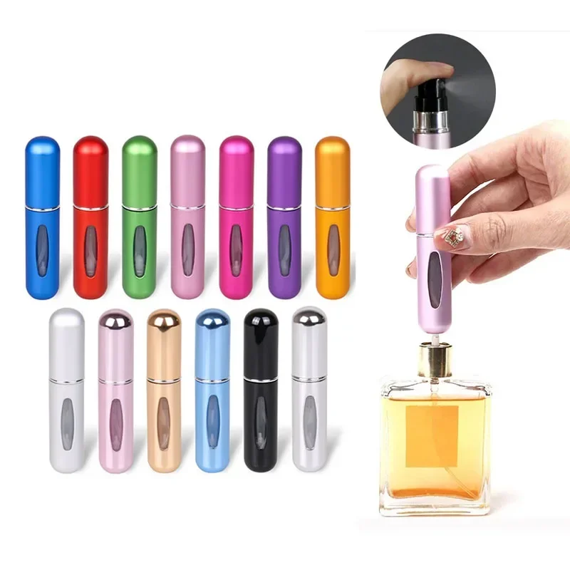 

5ml Top Quality Mini Perfume Spray Bottle Atomizer Portable Liquid Container For Cosmetics Refillable Traveler Atomiser Sprayer