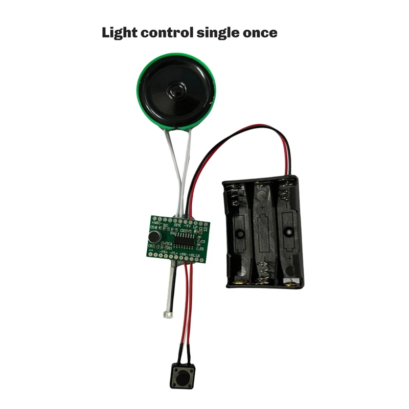 Light-Controll Recording and Sound Module Light-Activated Playback 4 Minutes of Dry Battery Light-Sensing Recording B-A82Z