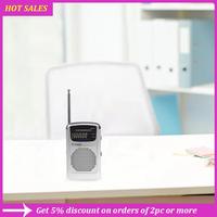 Portable Mini Radio With Built-In Speaker SW/AM/FM Bands, Telescopic Antenna For Indoor & Outdoor Emergency Use,Requisite