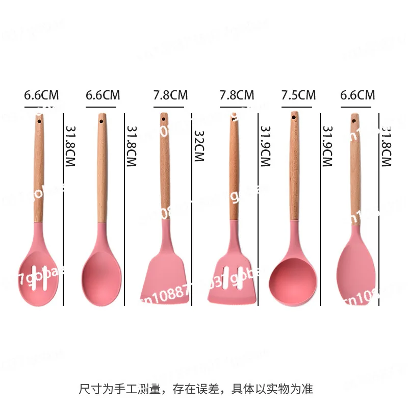 Kitchenware 19-piece Set Kitchen Knives Non-stick Pan Shovel Spoon