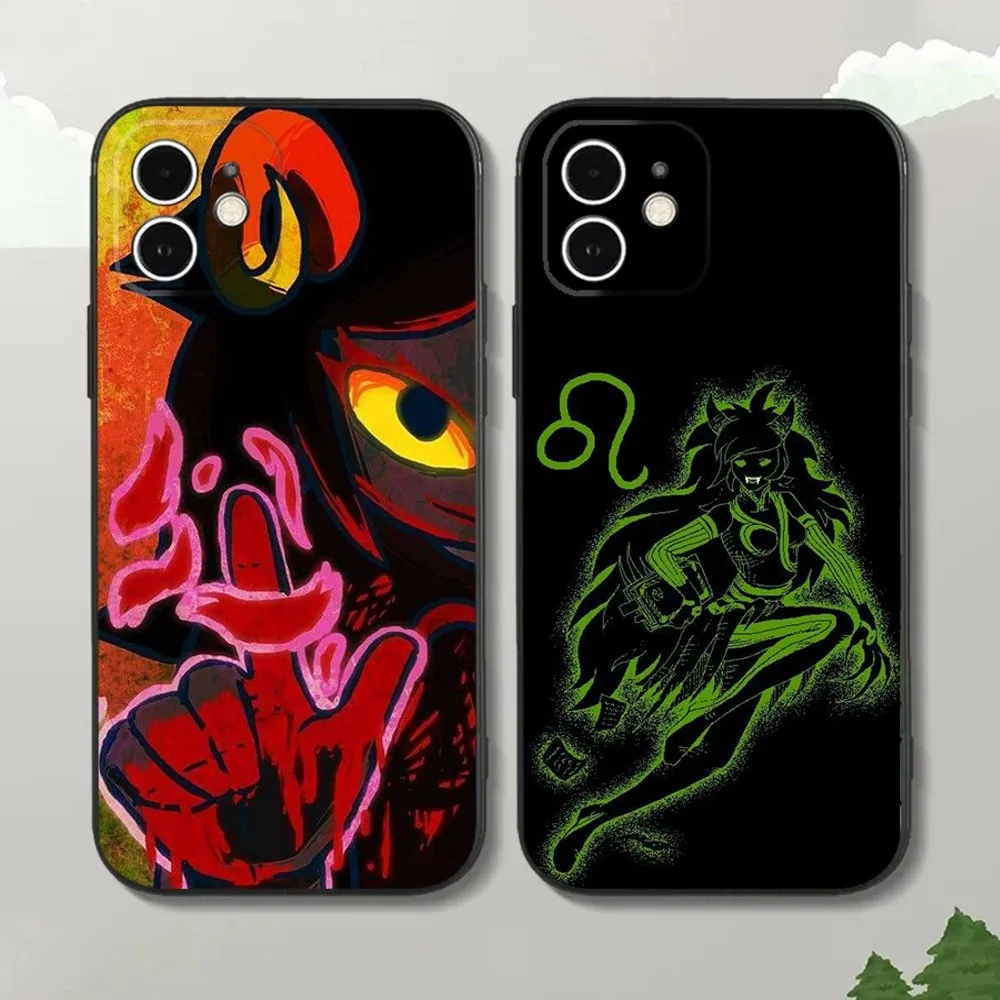 

H-Homestucks T-Trolls Phone Case For iPhone16,15,14,13,12 Mini 11 Pro XR,X,XS,MAX 7,8 Plus Silicone Cover Soft Black
