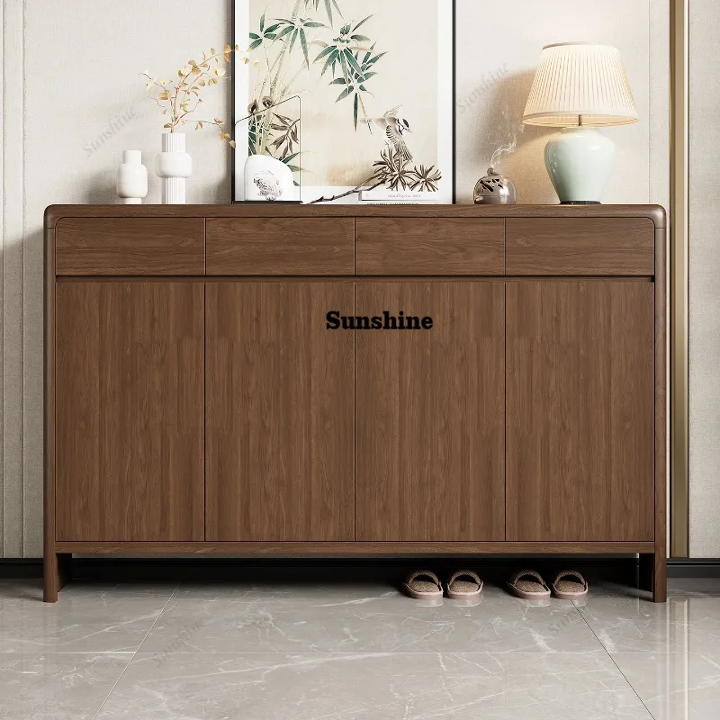 Wooden Organizer Shoe Cabinet Storage Mobile Display Living Room Designer Shoe Shelf Slippers Vertical Zapatero Hotel Furniture