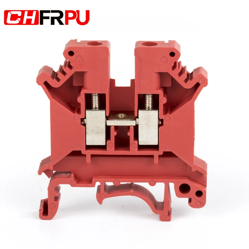 CHFRPU Rail type combination crimp electrical terminal UK-5N 10pcs Cable connector Wire terminal  block Flame retardant tools