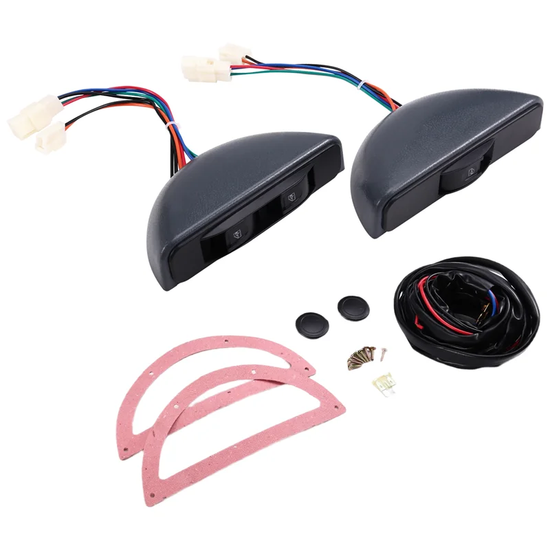 

Premium 12V Electric Window Switch Glass Lifter Modified Lifter Switch Accessories Hook Type Two Door Three Switch