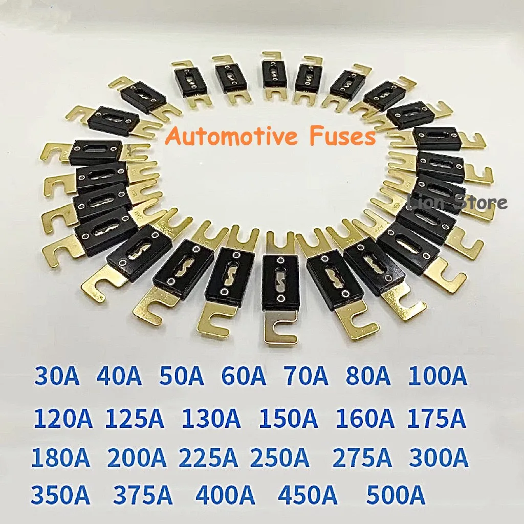 10pcs-30pcs/lot for ANL AML Bolt-on Automotive Fuse Retardant Material Holders Fusible Link With Fuse 30A-500A