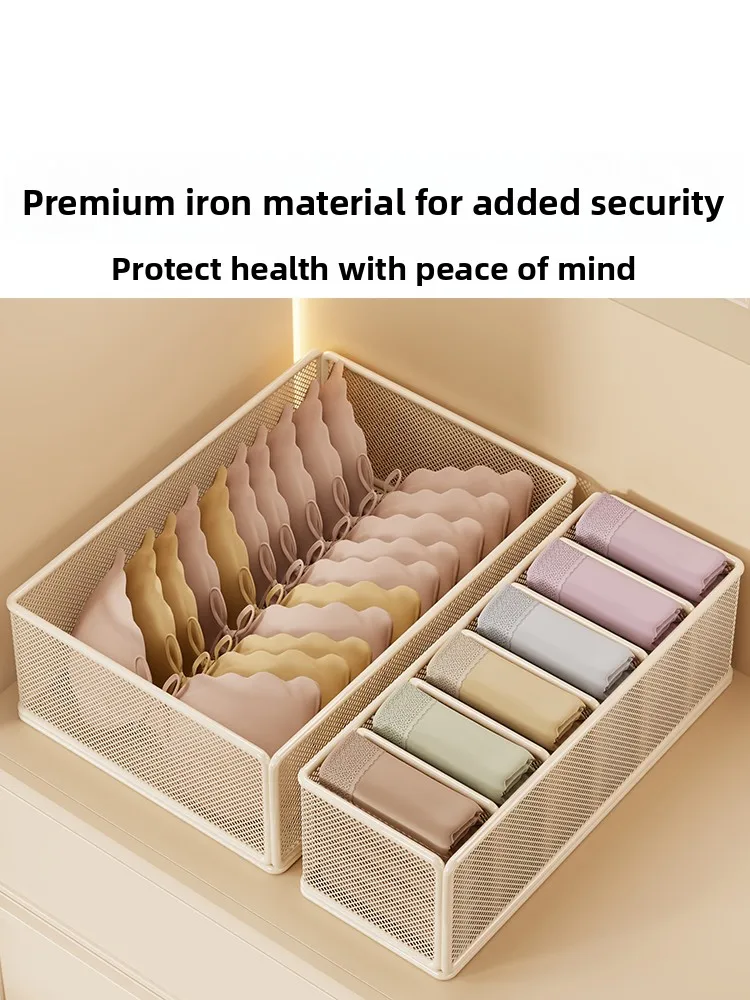 下着引き出しオーガナイザーボックス-ホームクローゼット収納ビン-ブラジャー-靴下-分割バスケット-フレッシュスタイル-北欧デザイン-lin-jia-xiaosiブランド