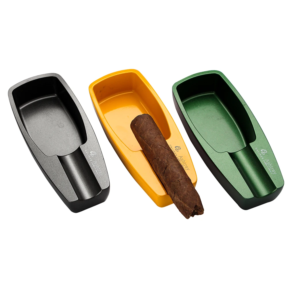 

GALINER металлическая пепельница для сигар для дома, путешествий, 1 слот, портативная пепельница для курения табака, аксессуары для сигар