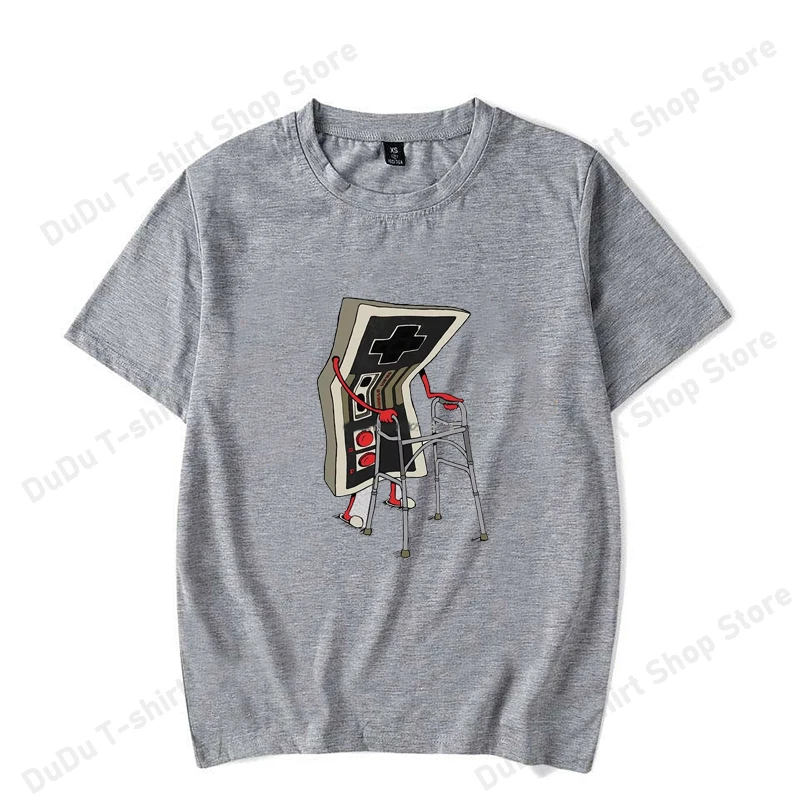 

Old School Video Game T Shirt Arcade 80s Retro Designer Graphic T-Shirts Streetwear 1Cotton Vintage Tees Oversize Streetwear