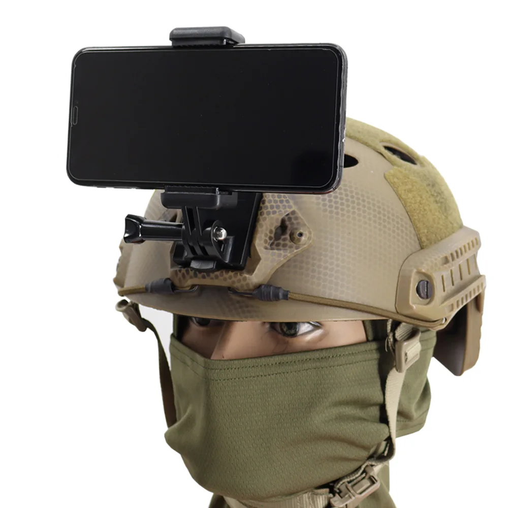 DulHelmet Soporte para móvil MICH NVG - Base para GoPro HD portátil - imagen 3