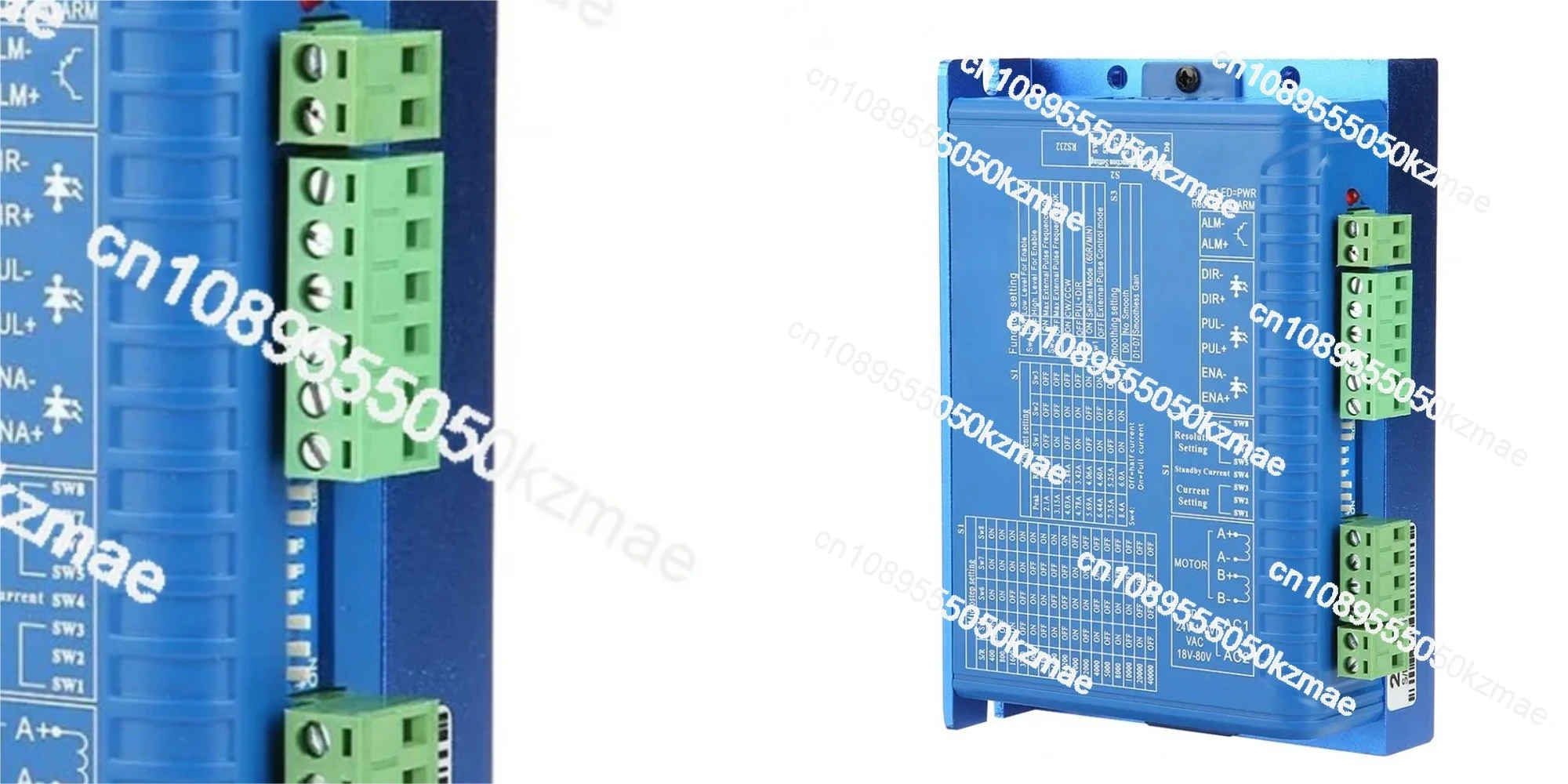2.1A - 8.4A 24 - 80V AC/DC 2 - Phase Digital Stepper Motor Driver（2DM860/2DM860H）- Universal for NEMA 34 Stepper Motors