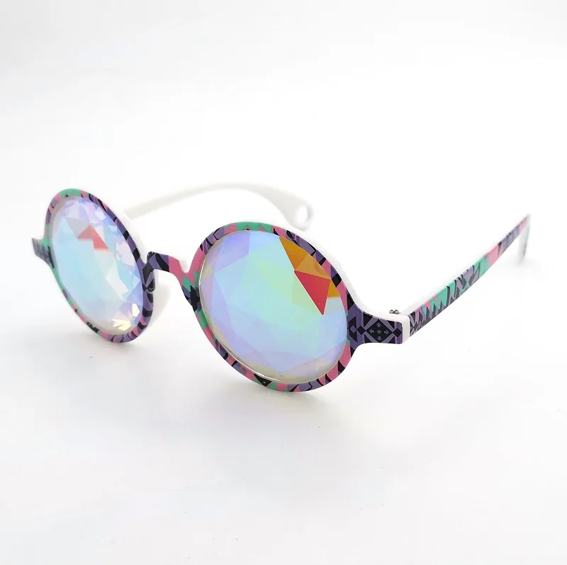 

classic gold plating glass lens kaleidoscope glasses