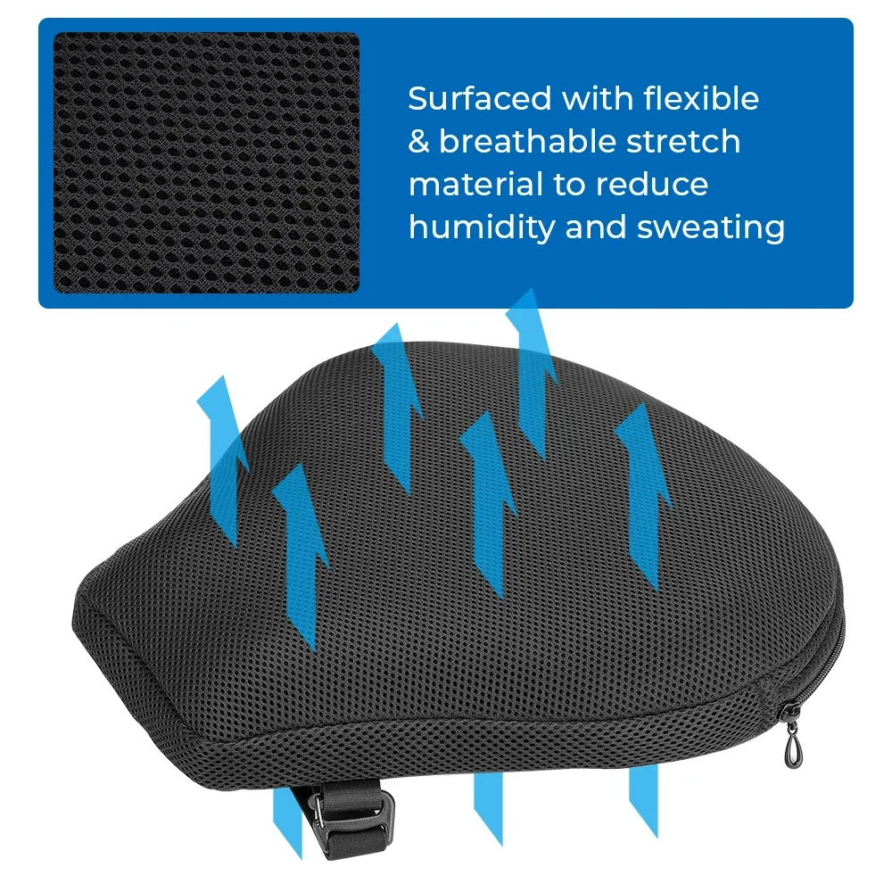 KEMITOUR Motorcycle Air Pad Seat Cushion Cover Universal For CBR600 Z800 Z900 For R1200GS R1250GS For GSXR 600 750 For 390 ATV image 3