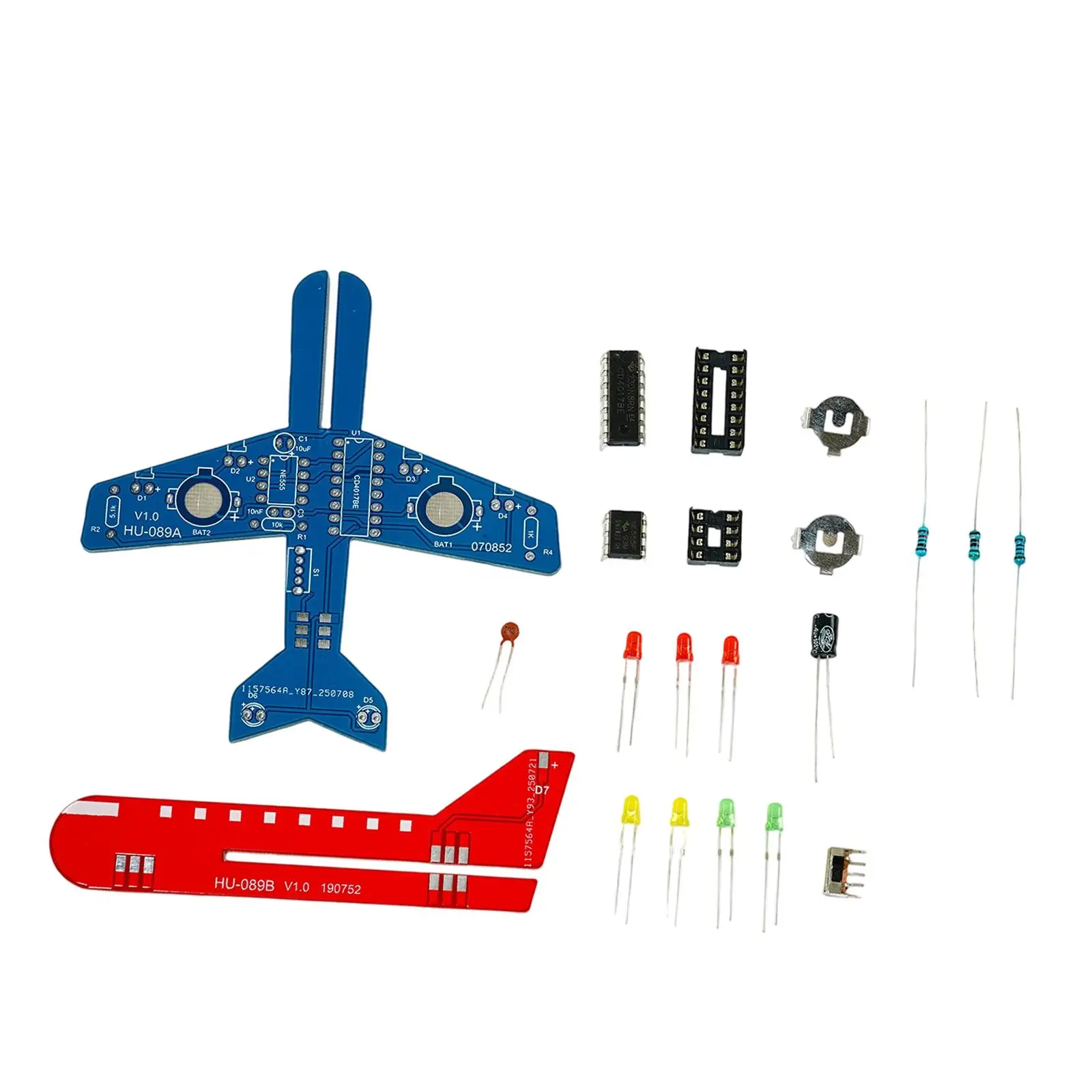 Pratique de soudure électronique de bricolage pour les débutants, Circuit imprimé d'éclairage d'avion