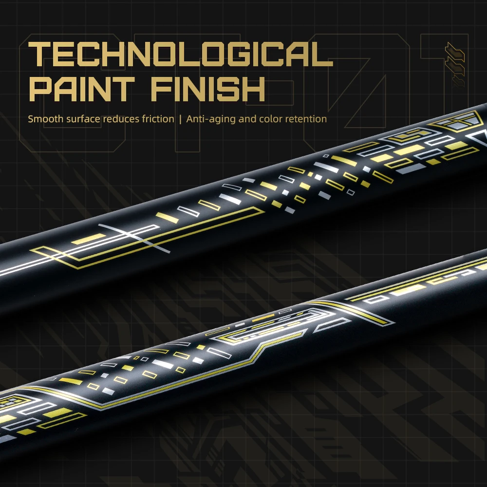 Carbon Fiber Break Jump Cue 3-Piece Low Deflection 12.9mm Bakelite Tip Uni-Loc Joint 58in 20oz Pool Cue Stick CRICAL