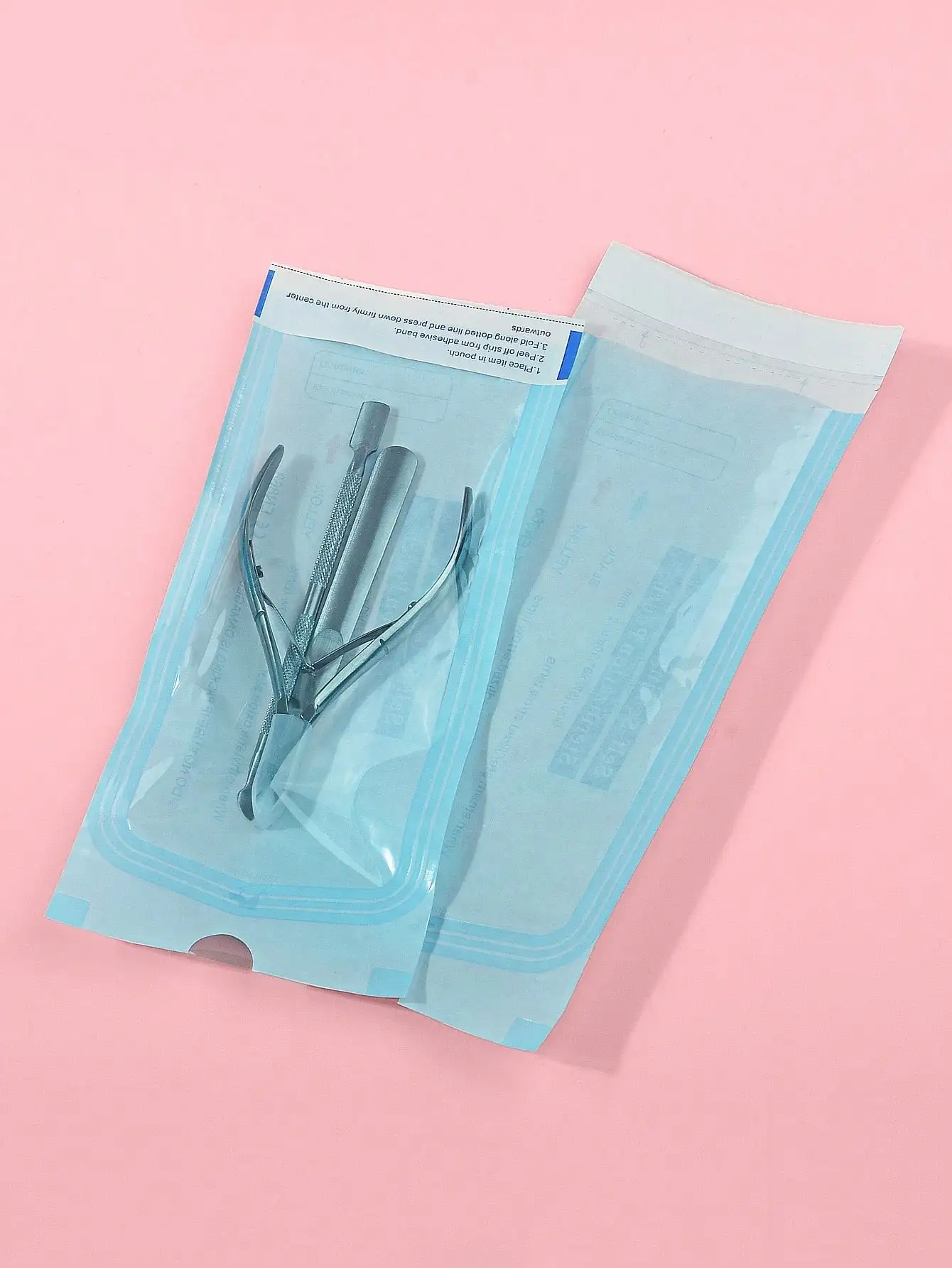 

20pcs/Pack 90x230mm Disposable Nail Tool Sterilization Bags, Self-Sealing with Sterilization Indicator. For Nail Bits, Files, Cuticle Pushers & More. Nail Tools for Extensions.