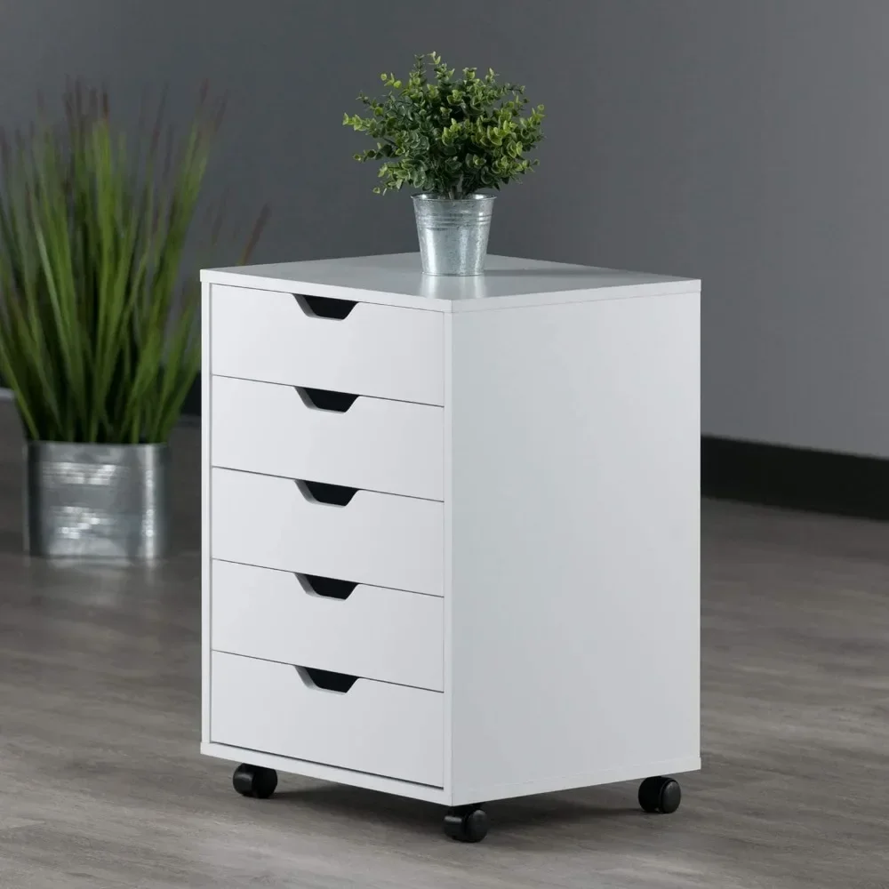 

Dressers 5-Drawer Composite Wood Cabinet, White Dressers For Bedroom Vanity Desk