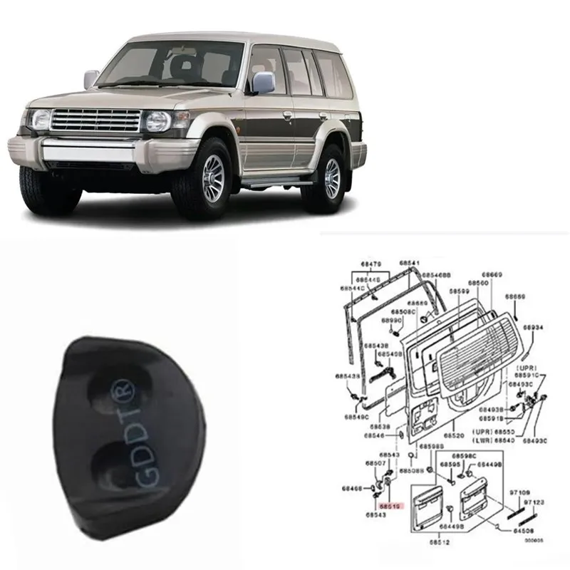 1 Piece MB893757 Bumper Pad Stop Shock Rubber Door Buffer Dampers for Pajero V73 for Montero V32 for Shogun V97 V6 V8 V45 V2