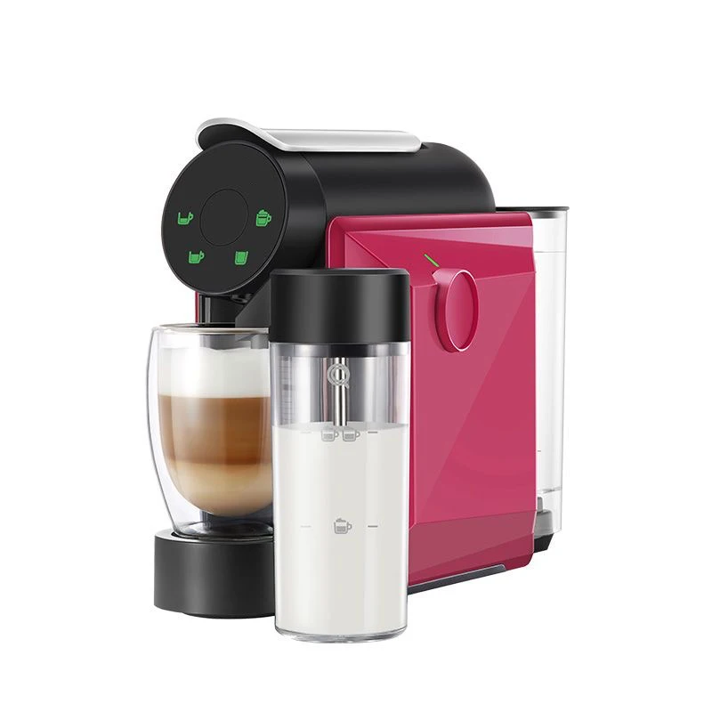 for Home Capsule Coffee Machine with Single-Serve Brewers, Milk Frother, Self-Clean, Espresso, Cappuccino, Latte, Multi-Capsule