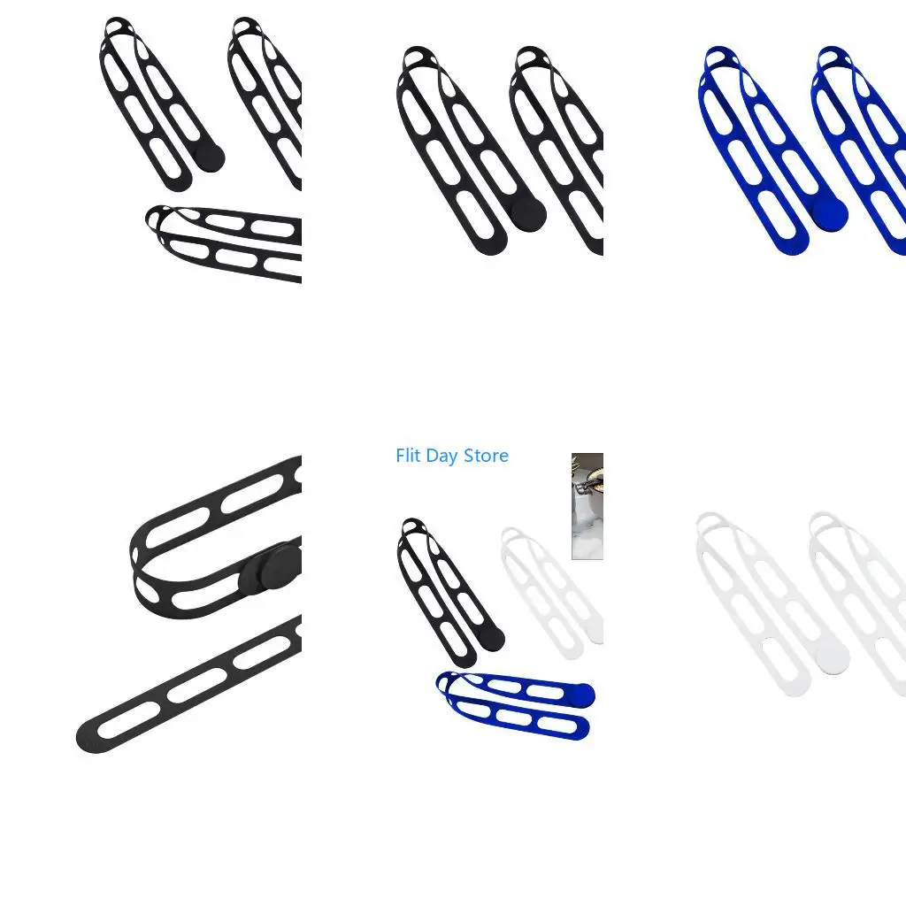 F92C Quickly Lock Silicone Strap for Food Container Touch Fastening Efficient Use