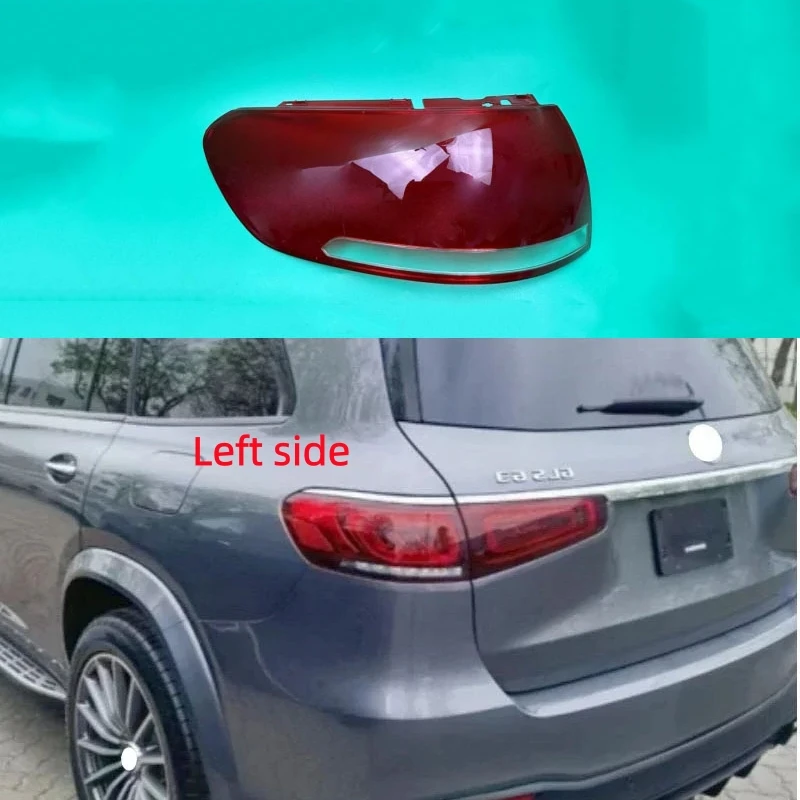 

For Mercedes-Benz GLS W167 2020 2021 2022 2023 Rear Taillight Shell Replacement Brake Lights Lens Taillight Glass Rear Cover