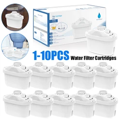 1-10pc Water Filter Jug Cartridges for Brita- Maxtra Reducing Limescale Chlorine Replacement Filter Cartridges Activated Carbon