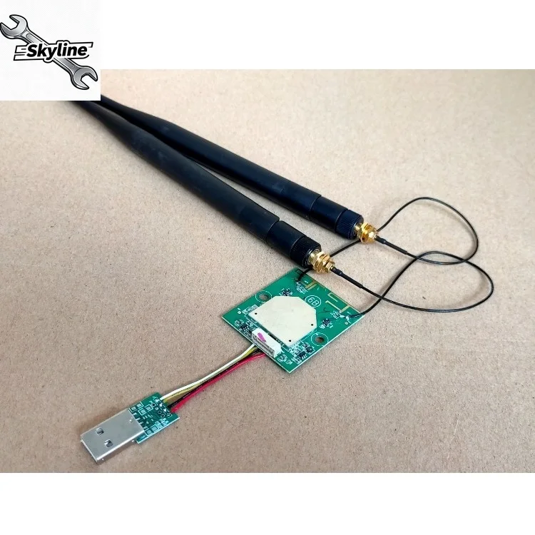 RTL8812AU 5GHz USB WiFi Adapter, 1200Mbps Dual-Band Wireless Network Card for Image Transmission, High-Power Long Range