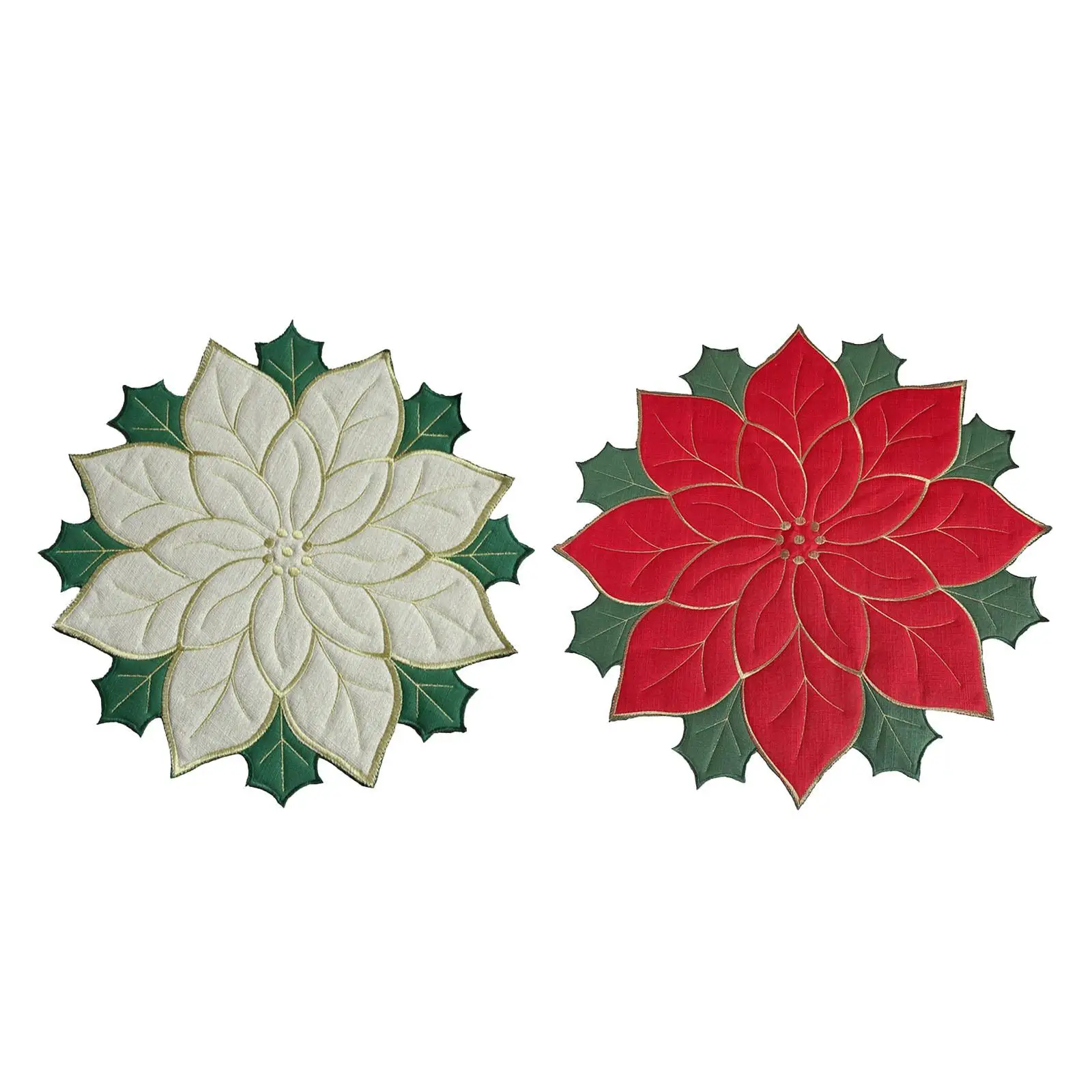 Christmas Placemat Coaster Place Mat for Xmas Party Dining Room Countertop