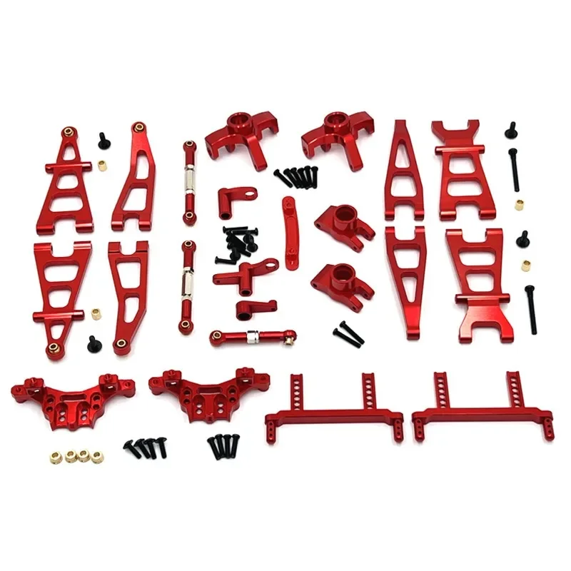 Para kyamrc 1/16 g161 g162 g169 rc peças de carro controle remoto metal atualização braço oscilante kit copo direção