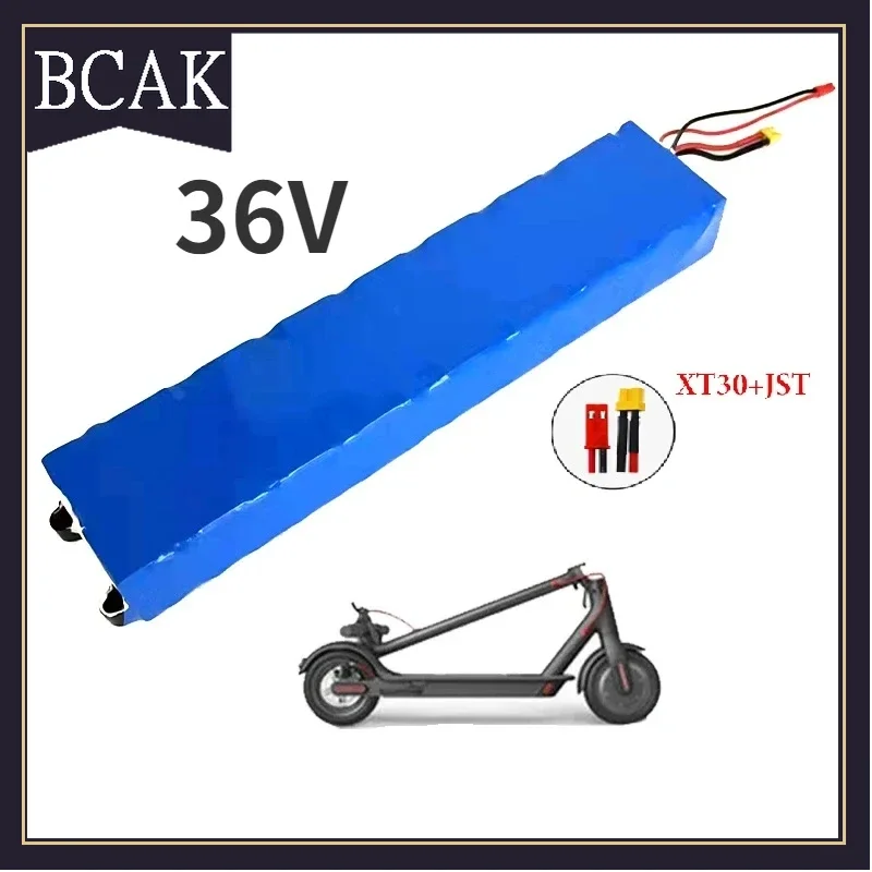 BCAK Style Original 36V 36Ah Battery Pack for Xiaomi Mijia M365 36V 36000mAh Batteries Electric Scooter W/ BMS Board High Power