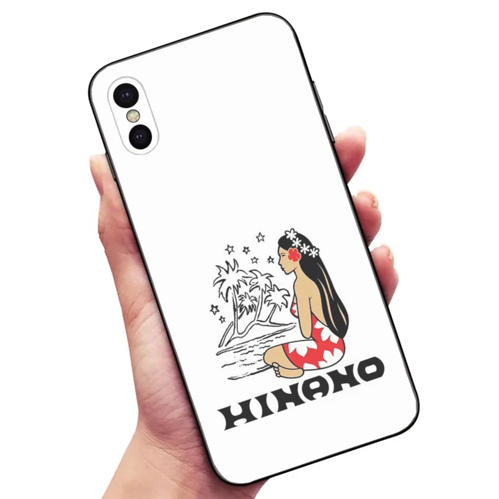 H-Hinano Tahiti Girl Beach Phone Case for Samsung S24, 22,30, 20,10, 9,Note20 Ultra、Lite、Ultra、5G、Plus、FE