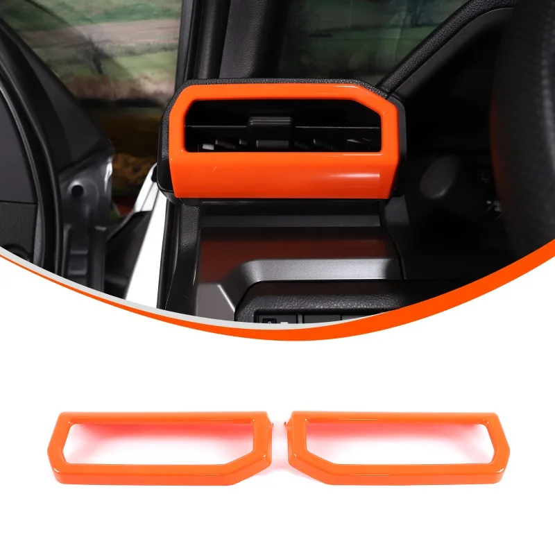 

2pcs ABS Dashboard Center Console Air Vent sides Frames Cover Trim Sticker For 2024+ Toyota Tacoma Car Accessories