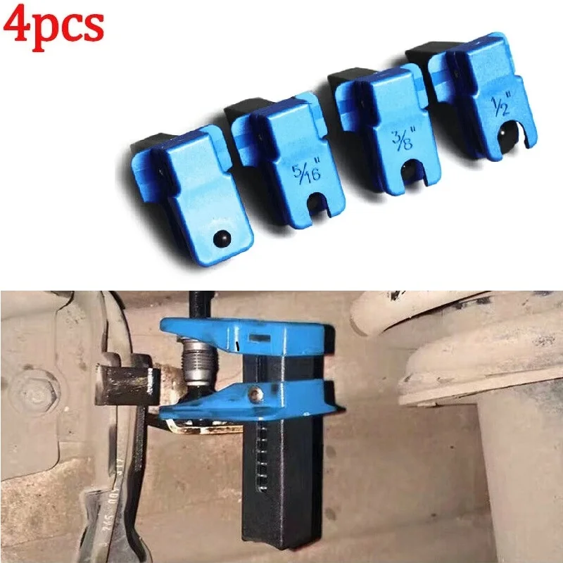4Pcs Car Brake Oil Clamp Pipe Plug Tool Wear Parts To Prevent Spills Automotive Brake System Caliper Slave