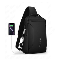 MARK RYDEN Crossbody bag Oxford Cloth Waterproof USB Recharging Sling bag Fits 12.5inch iPad Shoulder Messenger Bags Ches