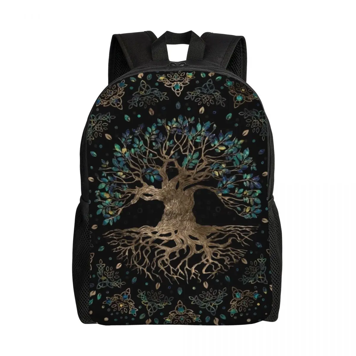 Tree Of Life Ornament Viking Backpacks for Men Women Waterproof College School Vikings Valhalla Bag Print Bookbags