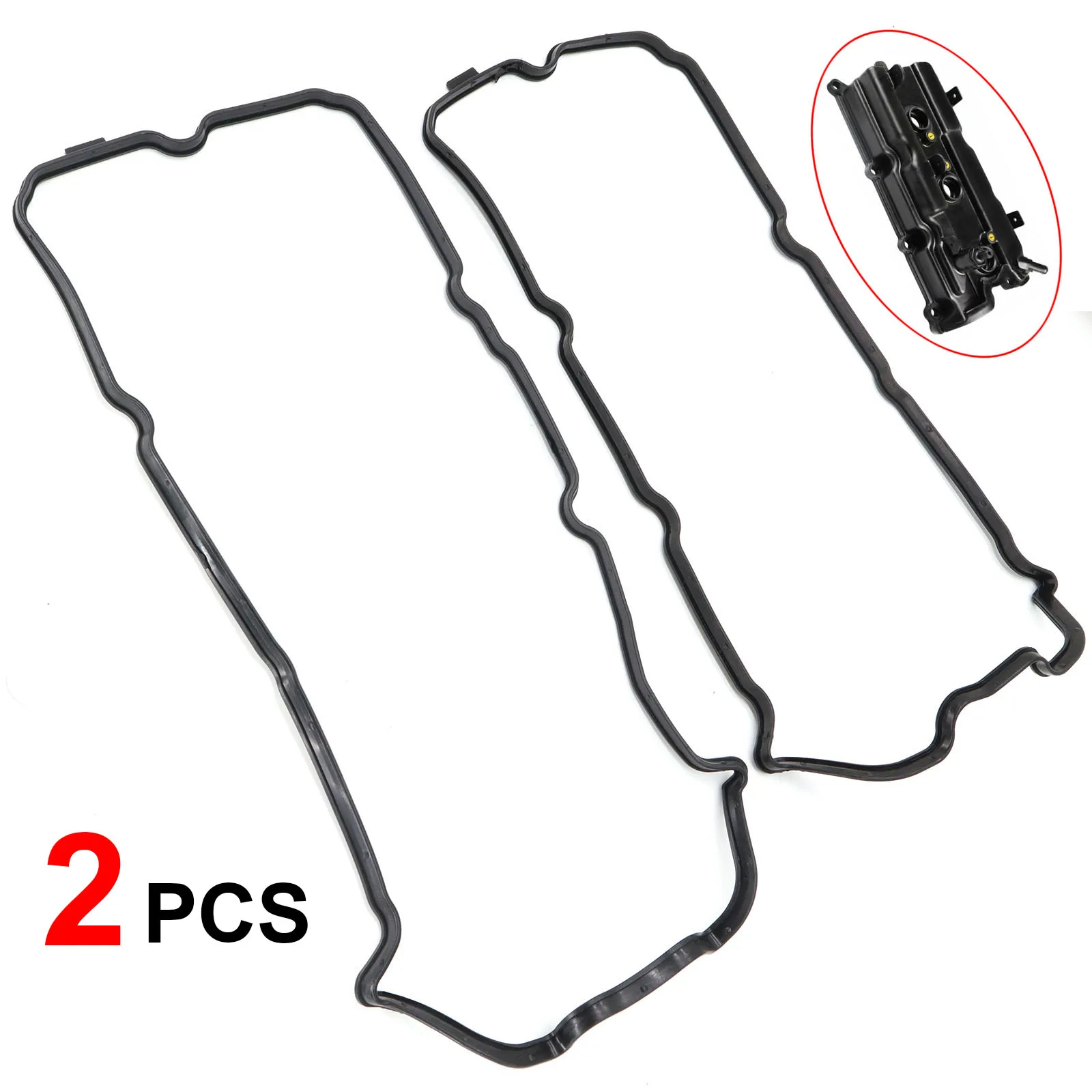 2pcs Car Engine Valve Cover Gasket Accessories For Nissan Frontier 4.0L Maxima 3.5L Infiniti I35 3.5L V6 DOHC 2005-2014 VS50608R