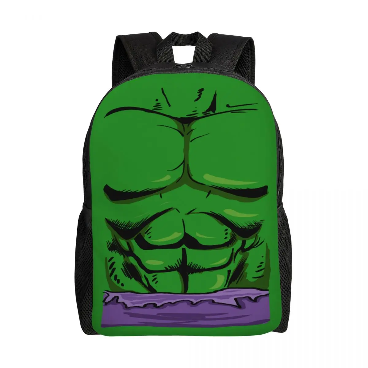 Custom Hulk Muscle Backpacks for Men Women Waterproof School College Bag Print Bookbags