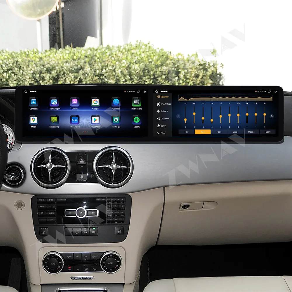 

Dual 12.3’’ Android 13 For Mercedes-Benz GLK 2013-2015 Car GPS Navigation CarPlay HD Screen Multimedia Player Head Unit Radio