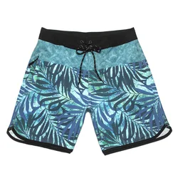 Men's fast dry surf beach shorts, waterproof, stretch, medium pants, casual pants, fitness sports, 2024, New, hot sale