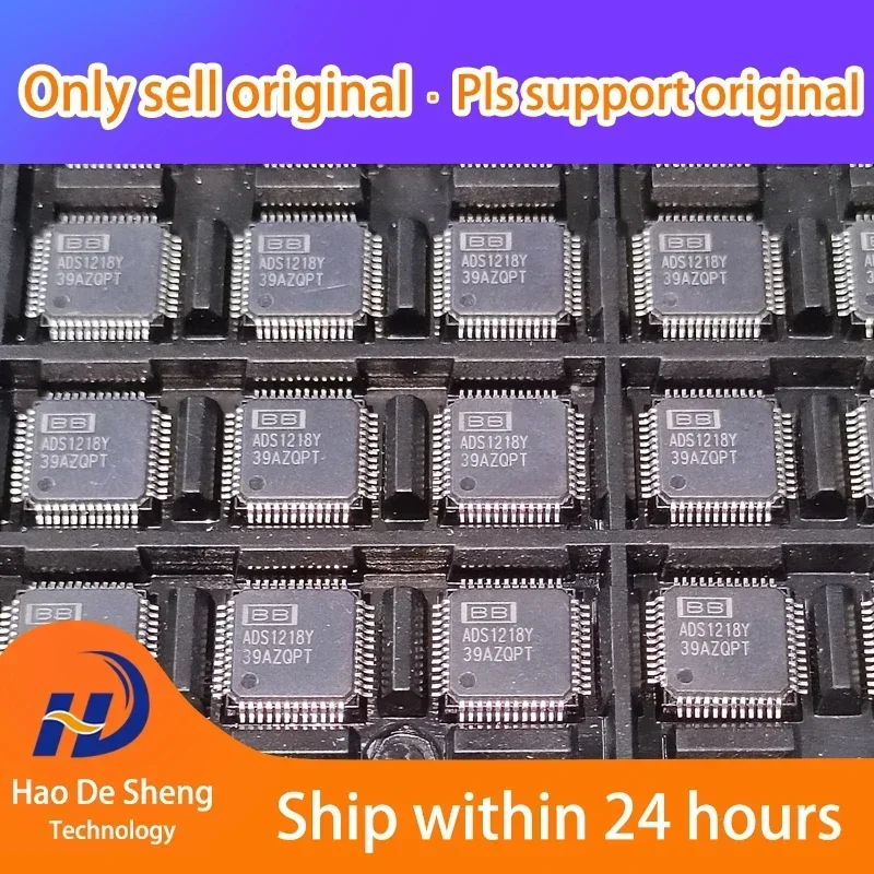10PCS/LOT  ADS1218Y/250 ADS1218Y ADS1218 TQFP48 New Original in Stock Active Components