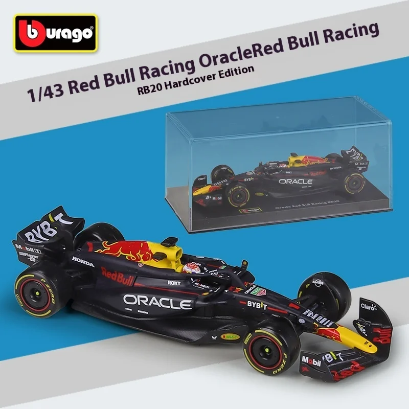 

F1 Red Bull Racing Team RB20 racing car is 1:43 higher than that of the United States. Hardcover version of alloy car simulation