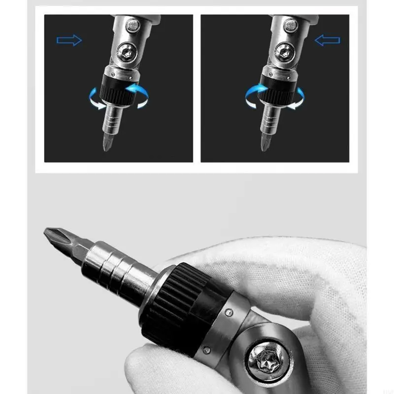 

10 in 1 Ratcheting Screwdriver with 10PCS Bits Ratchet Screwdriver Durable and Wear Resistant