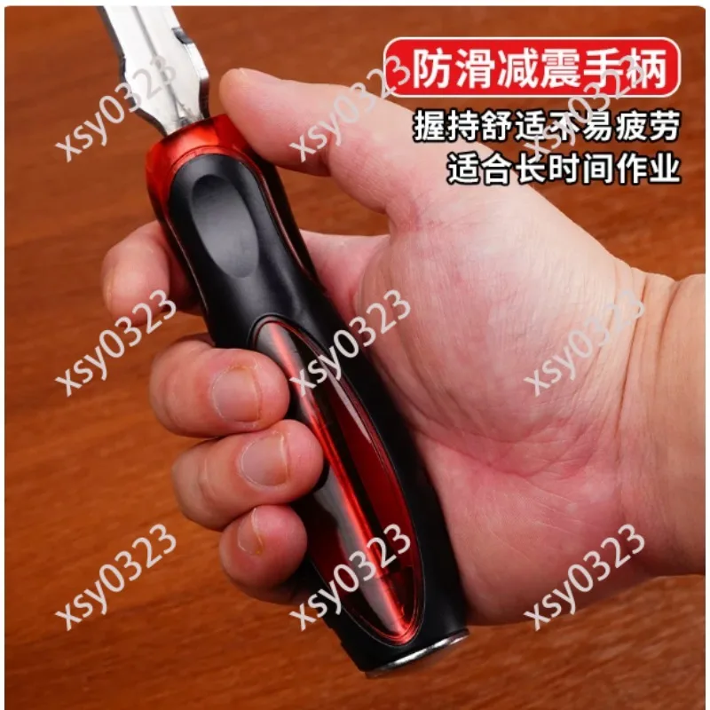 65 Manganese Steel Woodworking Chisel, Right Angle Mortise Chisel for Hinge Grooving and Carving