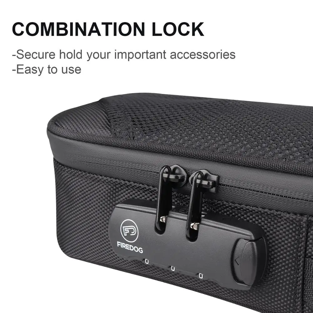 Tobacco Smoking Stash Bag Tobacco Pipe Cigarette Grinder Bag Case Combination Lock Organizer Lighter Herb Tobacco Pouch Bag Case